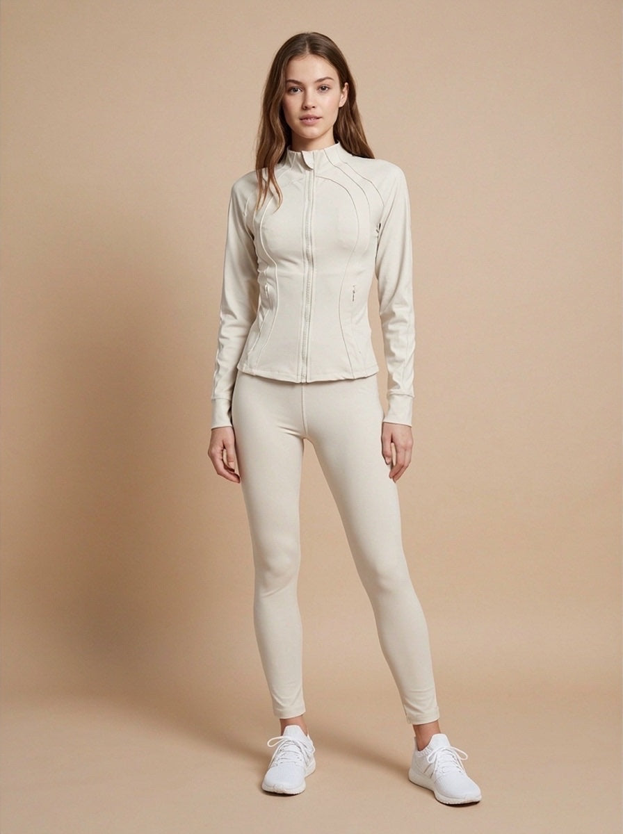 Sculpted Activewear Set - Ivory