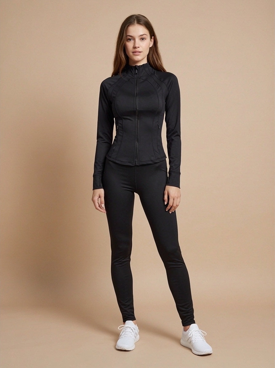 Sculpted Activewear Set - Black