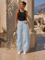 Barrel jeans - Baby Blue